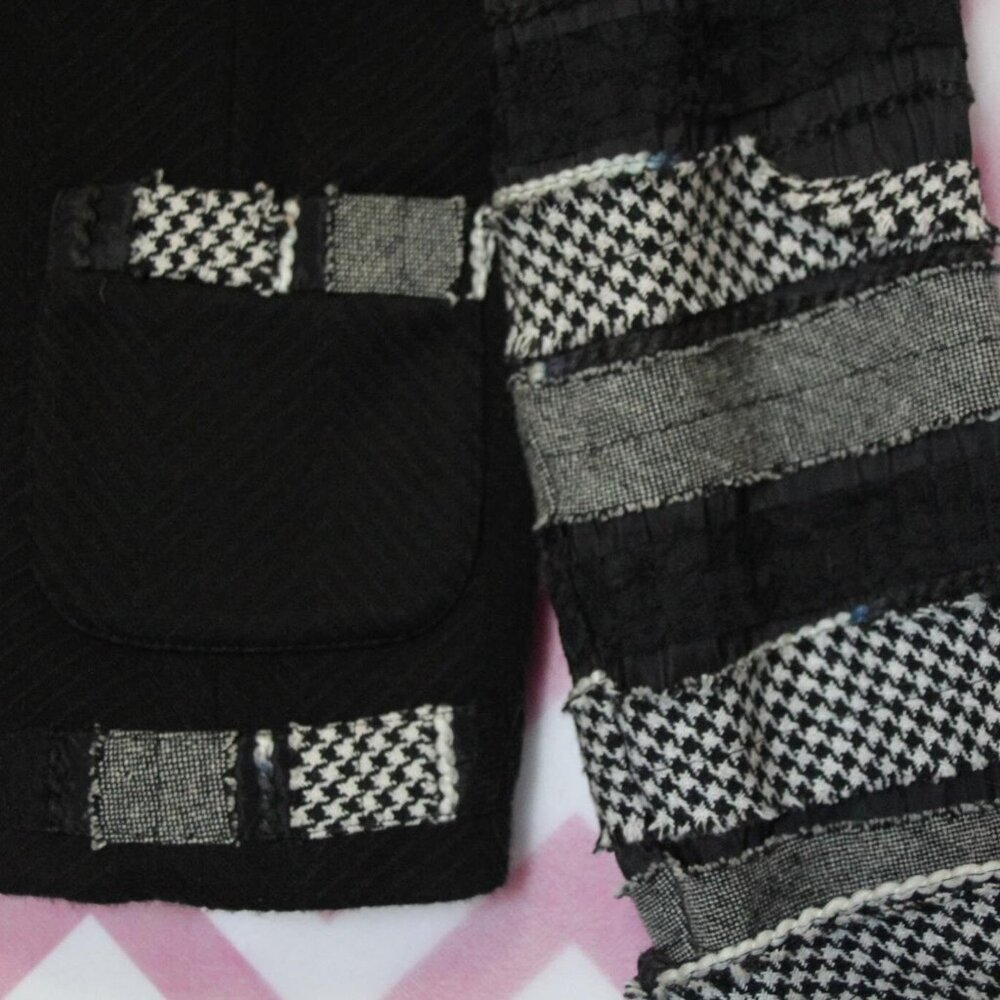 Vintage Patchwork Blazer Jacket Size 12 - image 4